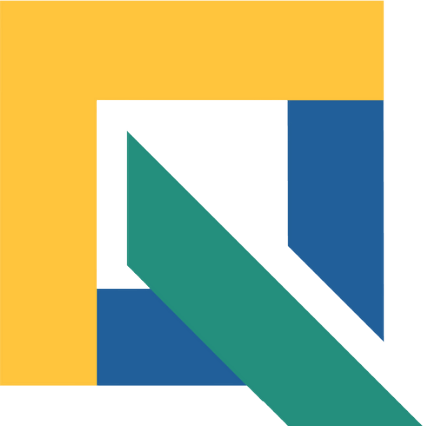 QyroTech Logo showing teal, yellow and blue in a geometric Q shape
